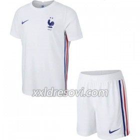 Francuska Drugi Dječji Komplet Dresovi za Nogomet Euro 2020 (+ kratke hlače)